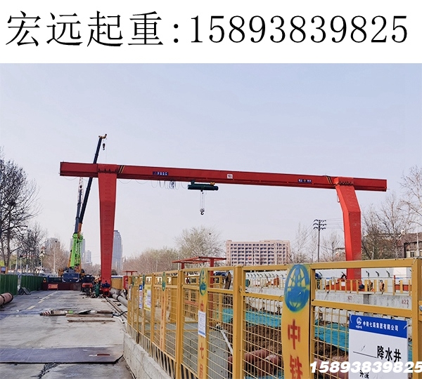 湖南郴州龙门吊的风压和刹车力作用在使用中有哪些