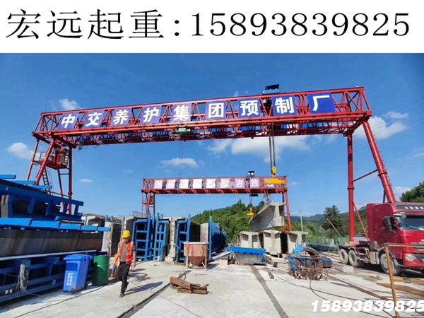 新疆吐鲁番龙门吊租赁厂家 单主梁5T龙门吊结构简单