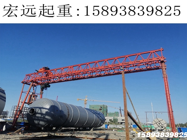 湖北黄冈倒三角龙门吊出租厂家 龙门吊抗风等级确定的优化策略